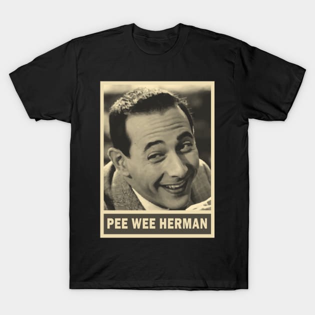 brown cream peewee herman T-Shirt by oeyadrawingshop